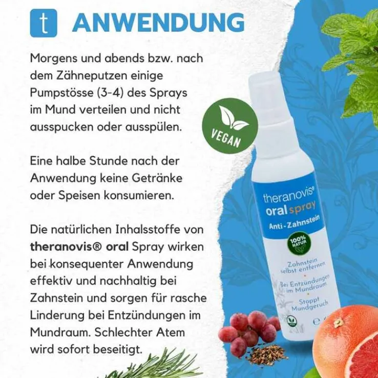 Theranovis oral Zahnstein Spray, 65 ml