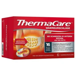 Thermacare Rückenumschläge S-XL zur Schmerzlinderung, 6 St