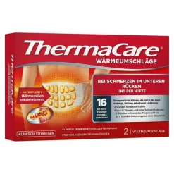 Thermacare Rückenumschläge S-XL zur Schmerzlinderung, 2 St
