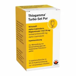Thiogamma Turbo Set Pur Injektionsflaschen, 50 ml