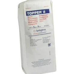 Topper 8 Kompresse unsteril 5x5 cm, 100 St