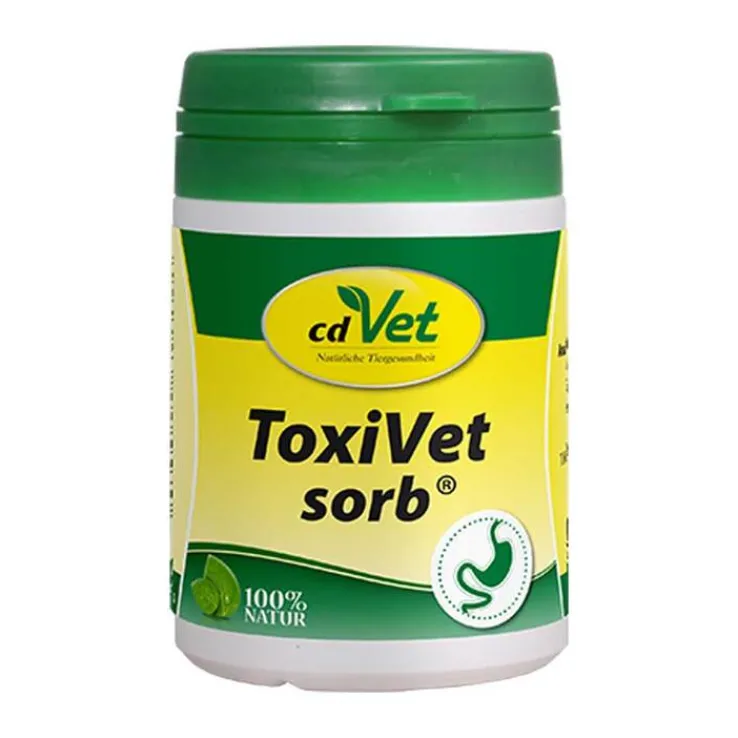 Toxivet sorb Pulver für Hunde und Katzen, 50 g