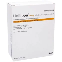 Unilipon 600 mg Infusionslösungskonzentrat, 1X10 St