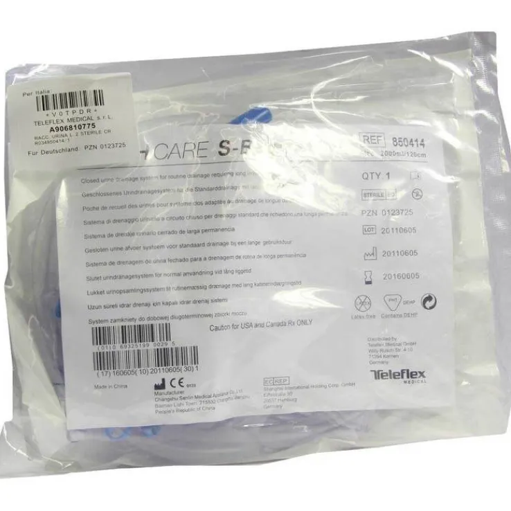 Urinbeutel Medic.Service S Bag 2l 120cm Schlauch, 1 St
