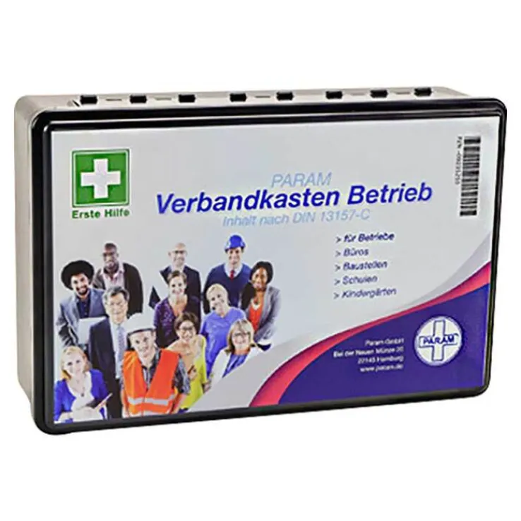 Verbandkasten Betrieb 13157-C mit Halterung Param, 1 St