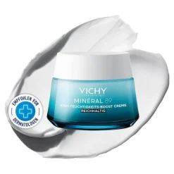 Vichy Mineral 89 100h Creme reichhaltig mit Duft, 50 ml