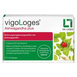 Vigologes Ashwagandha plus Kapseln, 60 St