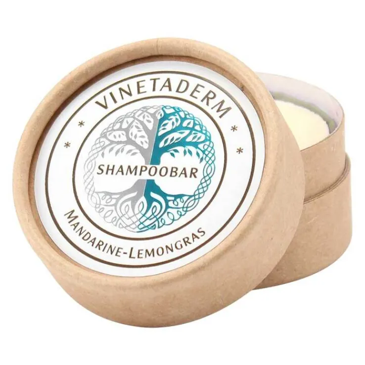 Vinetaderm Shampoobar Silizium Mandarine Lemongras, 50 g