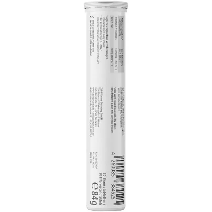 Vitamin C 1000 mg + Zink Brausetabletten, 20 St