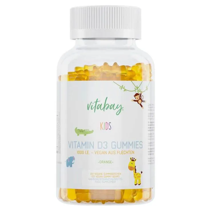 Vitamin D3 1.000 I.E. Fruchtgummis Orange veg.Kids, 120 St
