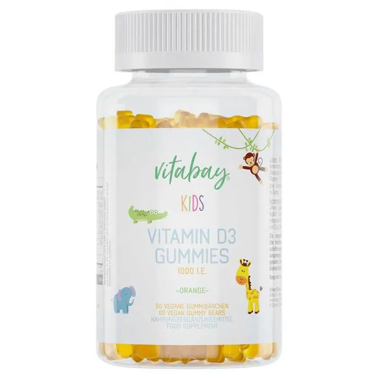 Vitamin D3 1.000 I.E. Fruchtgummis Orange veg.Kids, 60 St