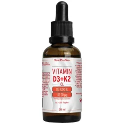 Vitamin D3 / K2 1000 I.E. / 20 µg Tropfen zum Einnehmen, 50 ml