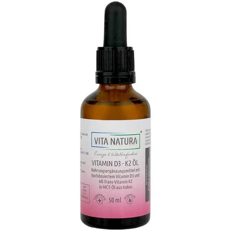 Vitamin D3 / K2 1000 I.E. / 20 µg Tropfen, 50 ml