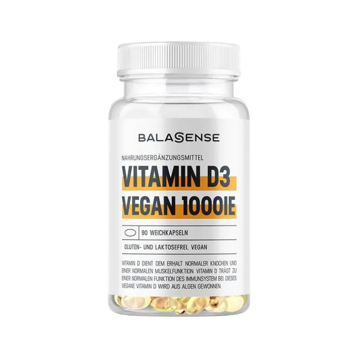 Vitamin D3 1000IE vegan Balasense, 90 St