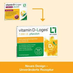 Vitamin D-Loges 7.000 I.E. pflanzlich Wochendepot, 30 St