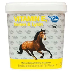Vitamin E Selen & Lysin Pulver für Pferde, 3 kg