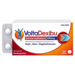 VoltaDexibu Schmerztabletten 200 mg Filmtabletten, 20 St