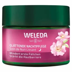 Weleda glättende Nachtpflege Wildrose & weißer Tee, 40 ml