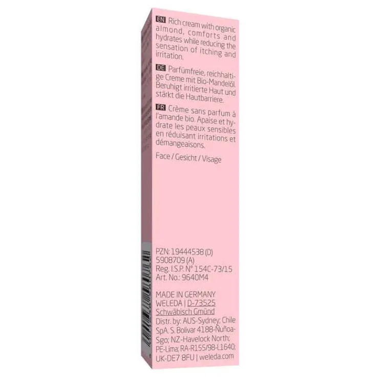 Weleda Sensitiv Feuchtigkeitscreme Mandel, 10 ml