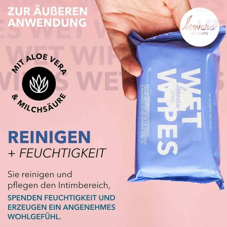 Wet Wipes Intimpflege-Tücher, 40 St