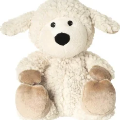 Wärme Stofftier Schaf Wolle beige herausn. Kissen, 1 St