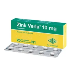 Zink Verla® 10 mg Filmtabletten, 20 St
