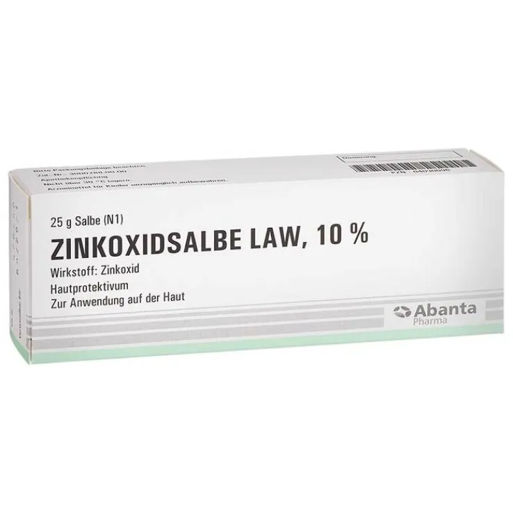 ZINKOXIDSALBE LAW, 10 %, 25 g