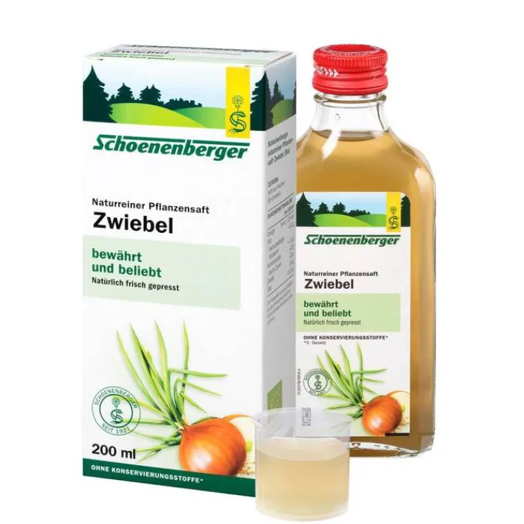 Zwiebelsaft naturrein Schoenenberger, 200 ml